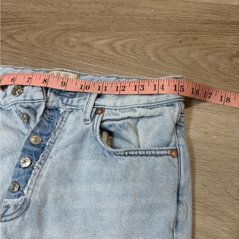 We The Free Light Blue Distressed Denim - Picture 7 of 9